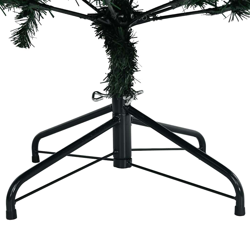 Artificial Christmas Tree Green and white PVC, steel 47.2 in