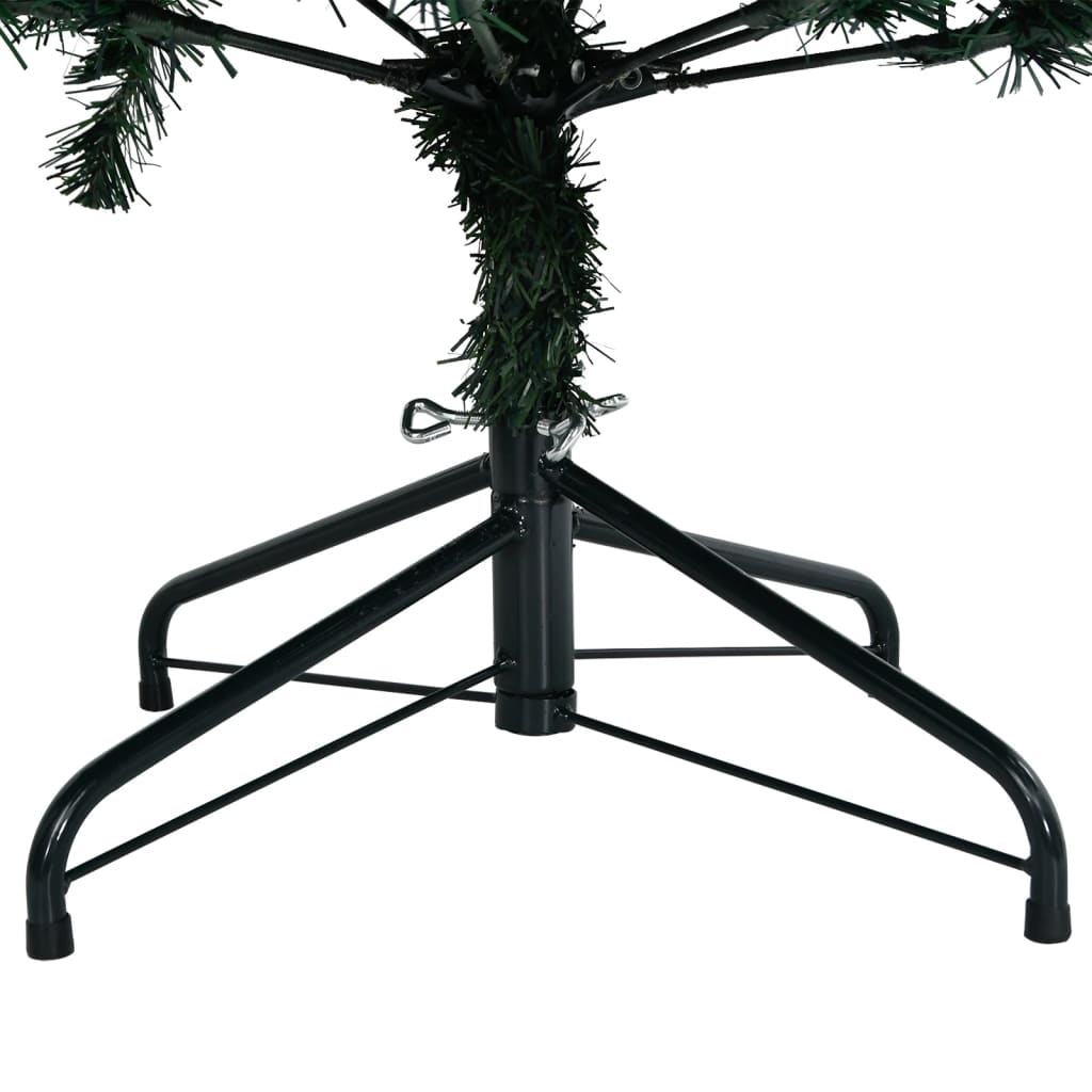 Artificial Christmas Tree Green and white PVC and steel