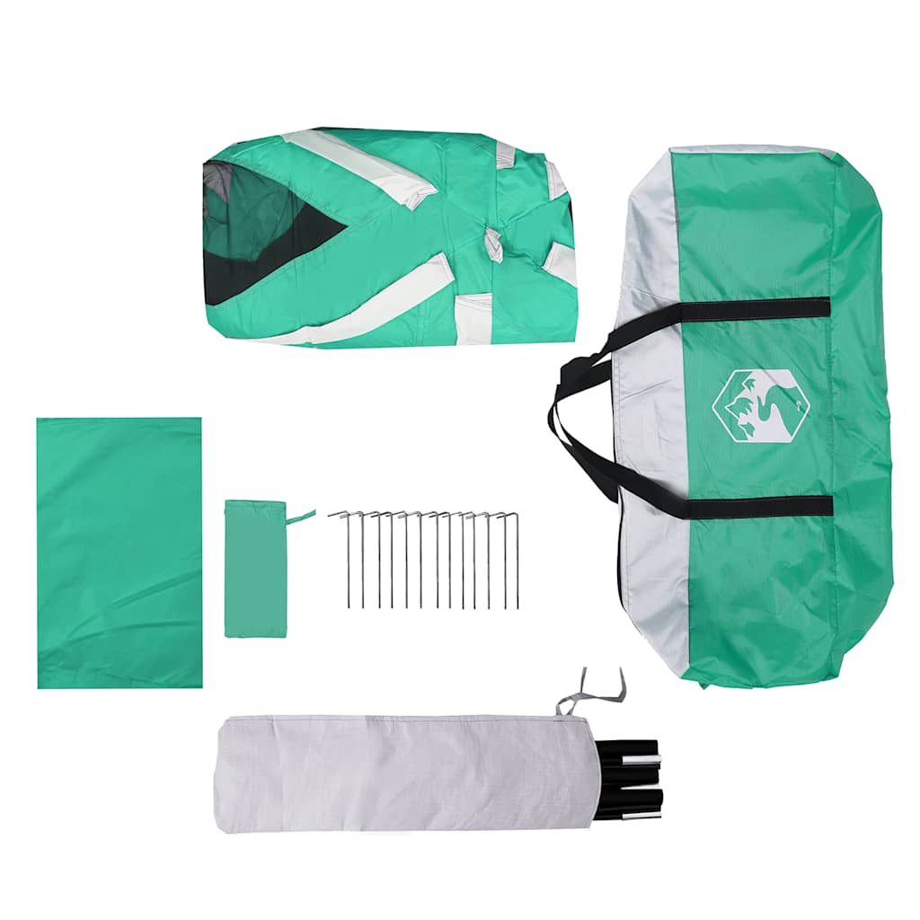 Pool Tent with Removable Fly & Mesh Walls Sea Green 512x458 cm