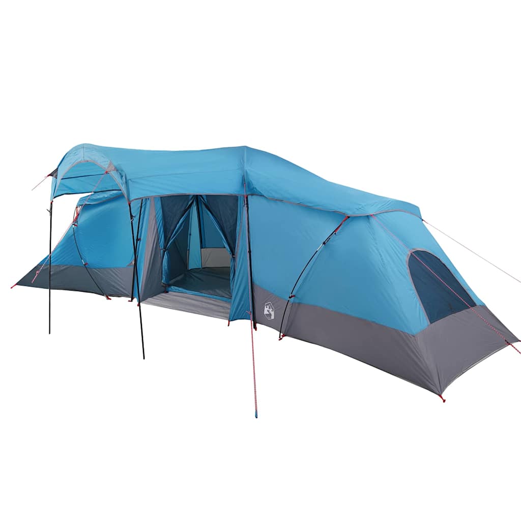 Family Tent with Roof Blue and Grey 721 x 335 x 212 cm