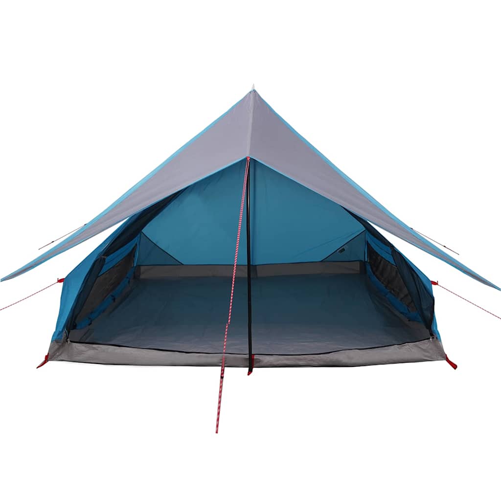 Family Tent with Roof Blue and Grey 315 x 286 x 200 cm