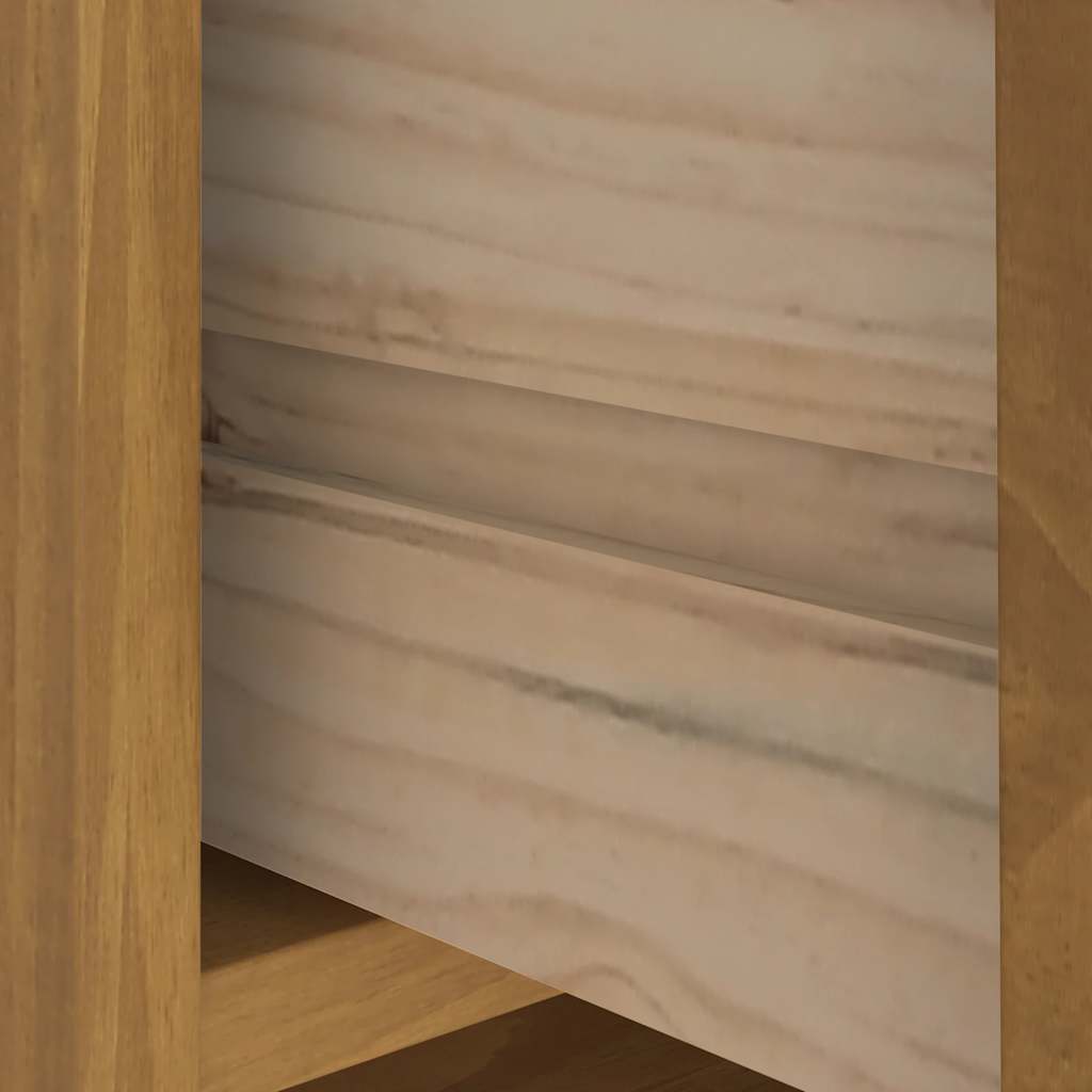 Hall Tree SANDNES 45x40x159.5 cm Solid Wood Pine