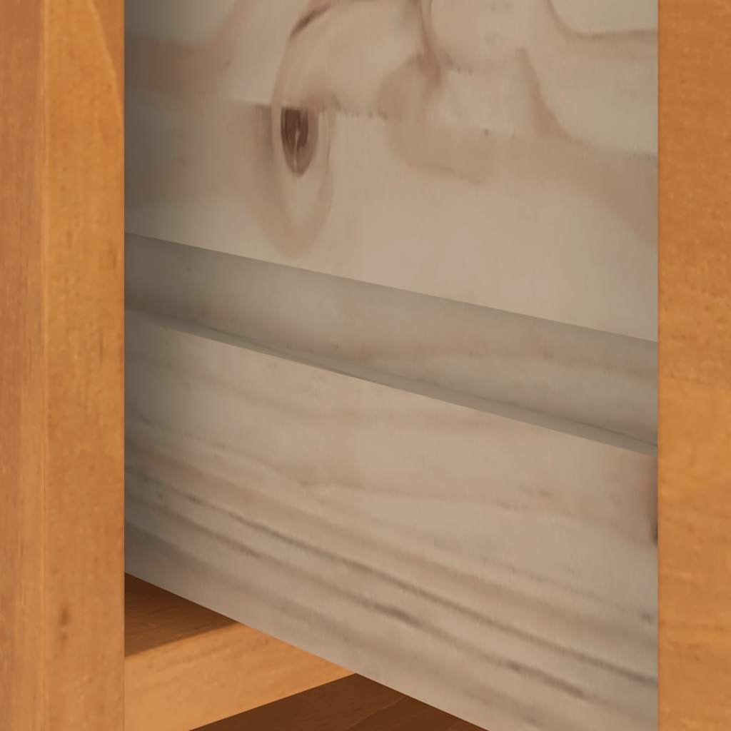 Hall Tree SANDNES 87x40x159.5cm Solid Wood Pine