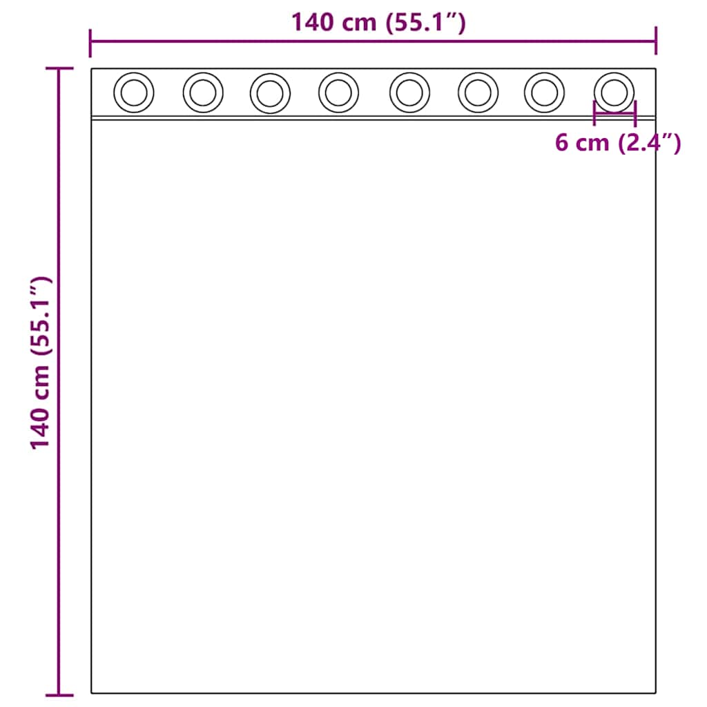 Voile Curtains with Grommets 2 pcs White