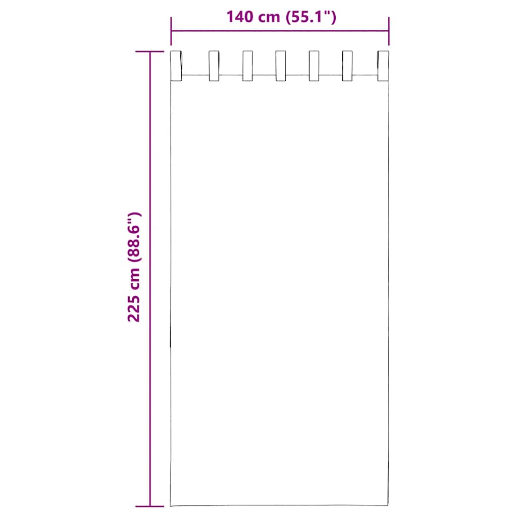 Voile Curtains with Rod Pockets 2 pcs Turquoise