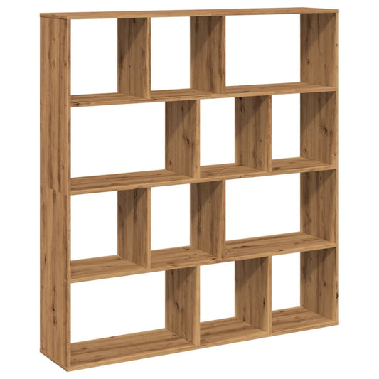 Book Cabinet Artisian Oak 132x29x141,5 cm Engineered Wood