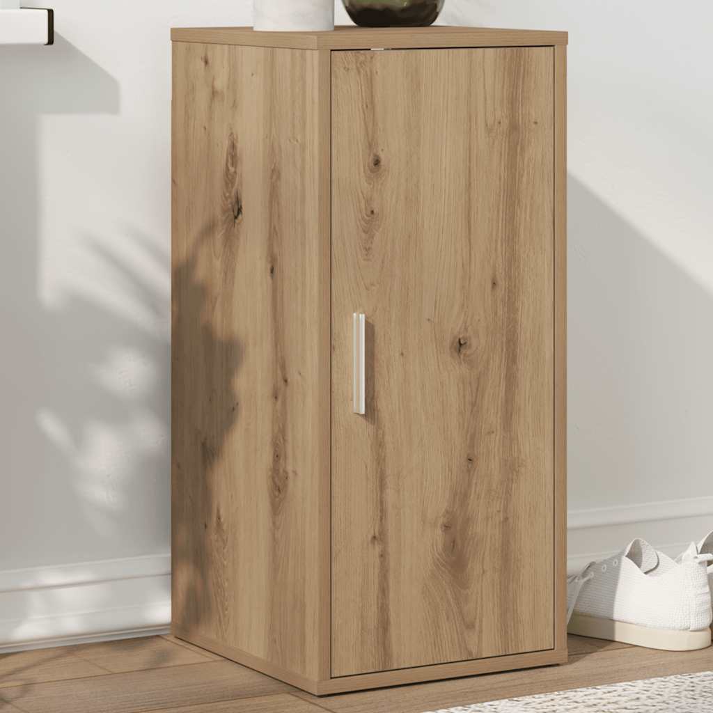 Shoe Cabinet Artisan Oak 32x35x70 cm Engineered Wood