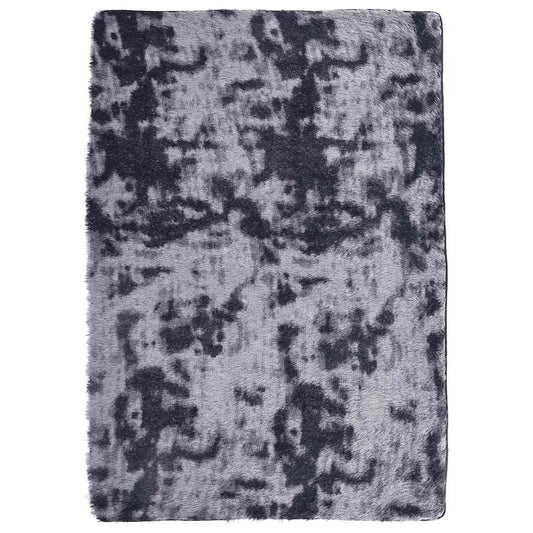 Shaggy Rug High Pile NAVARRA Dark Grey 160x230 cm Polyester