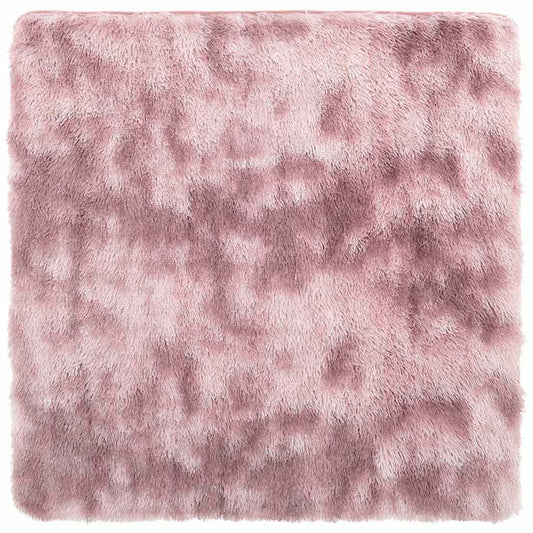 Shaggy Rug High Pile NAVARRA Dusty Pink 200x200 cm Polyester
