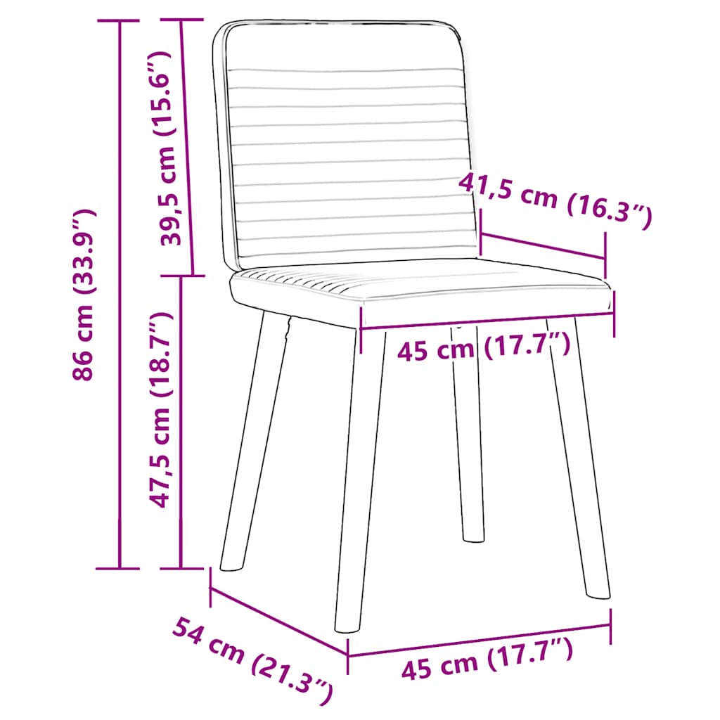 Dining Chairs 4 pcs Dark Gray Fabric
