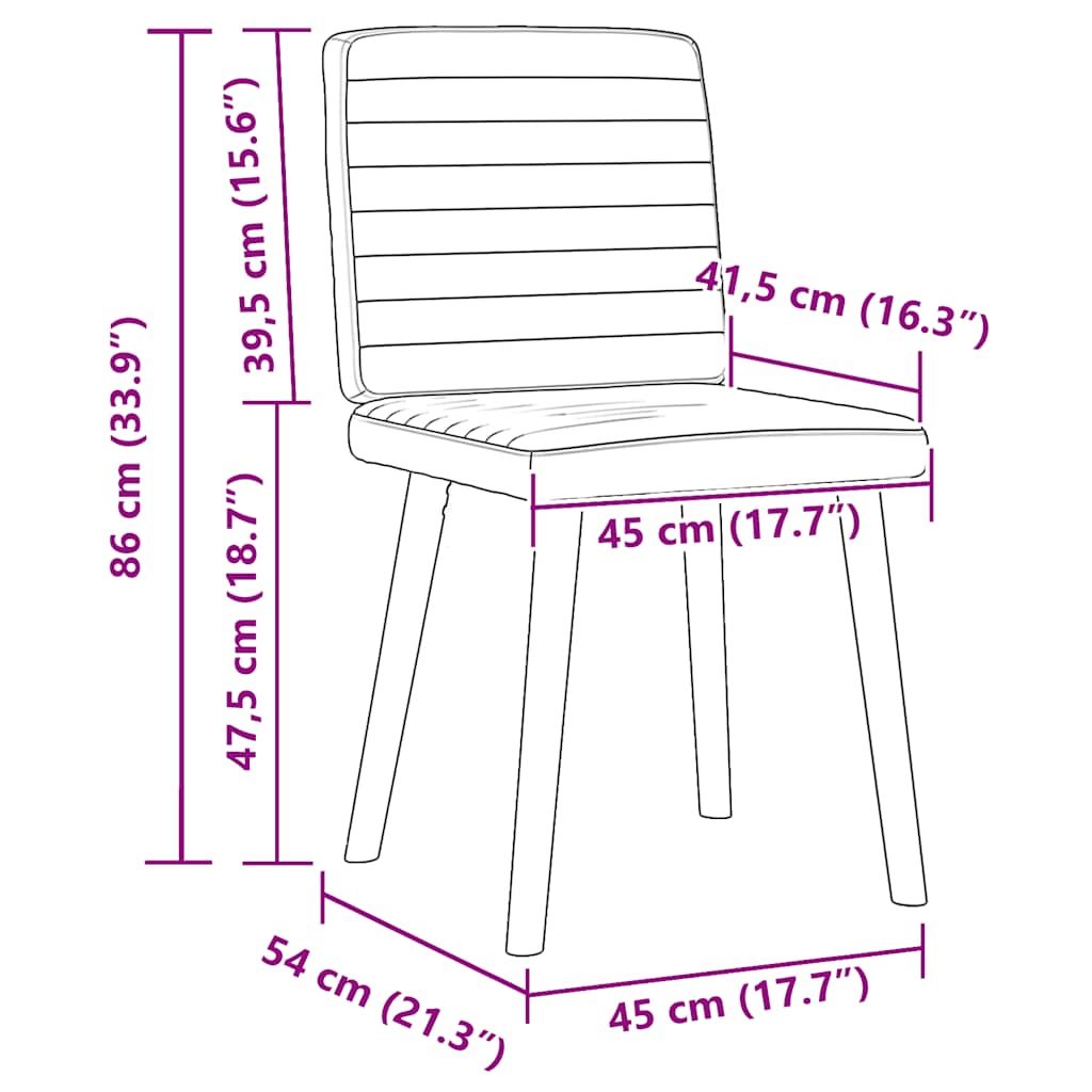 Dining Chairs 4 pcs Dark Gray Fabric