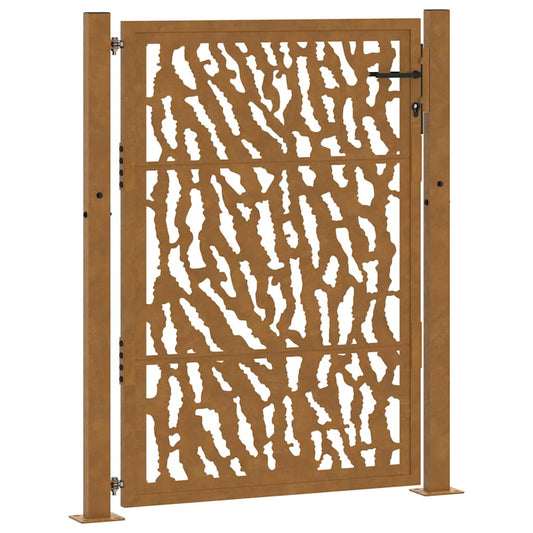 Garden Gate 100x125 cm Weathering Steel Trace Design