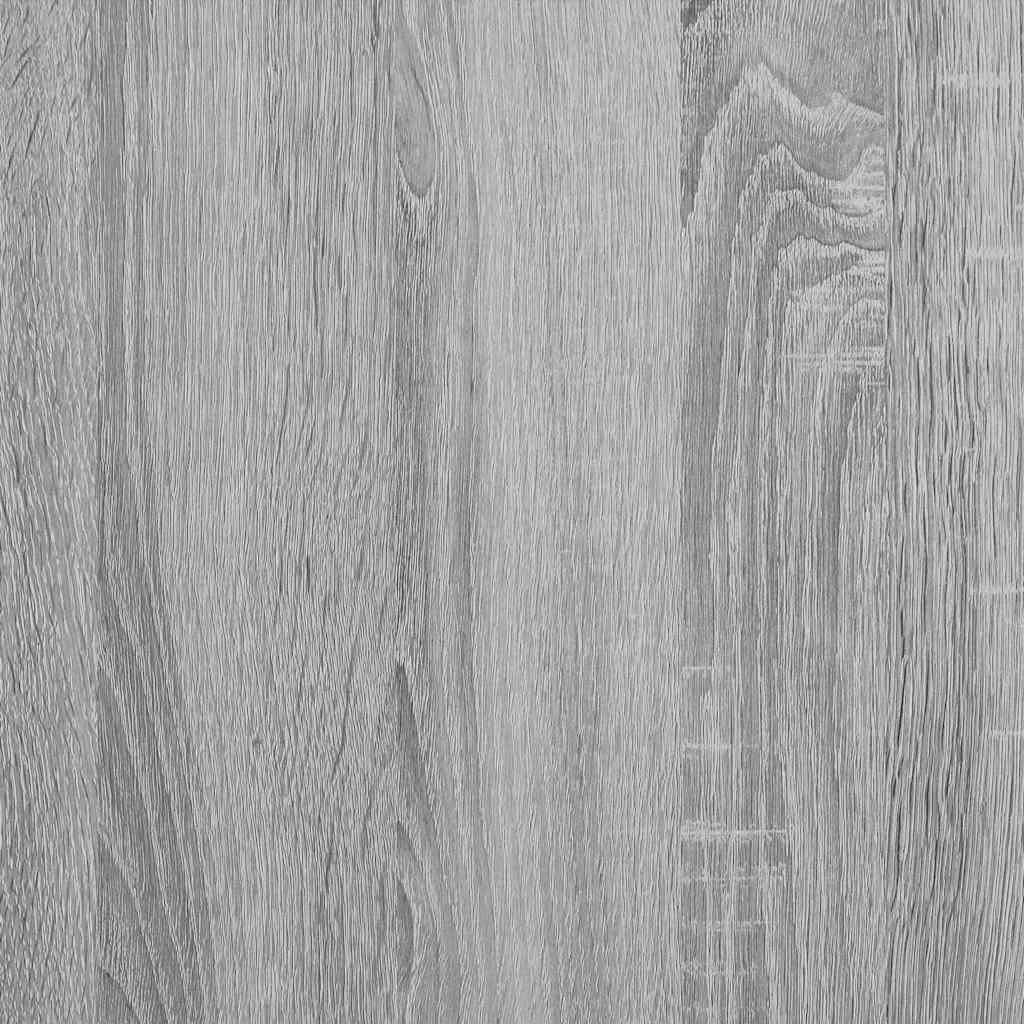 Coffee Table 360-Degree Rotatable Grey Sonoma 70x70x34.5 cm