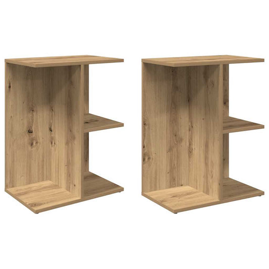 Bedside Tables 2 pcs Artisan Oak 46.5x29x61 cm Engineered Wood