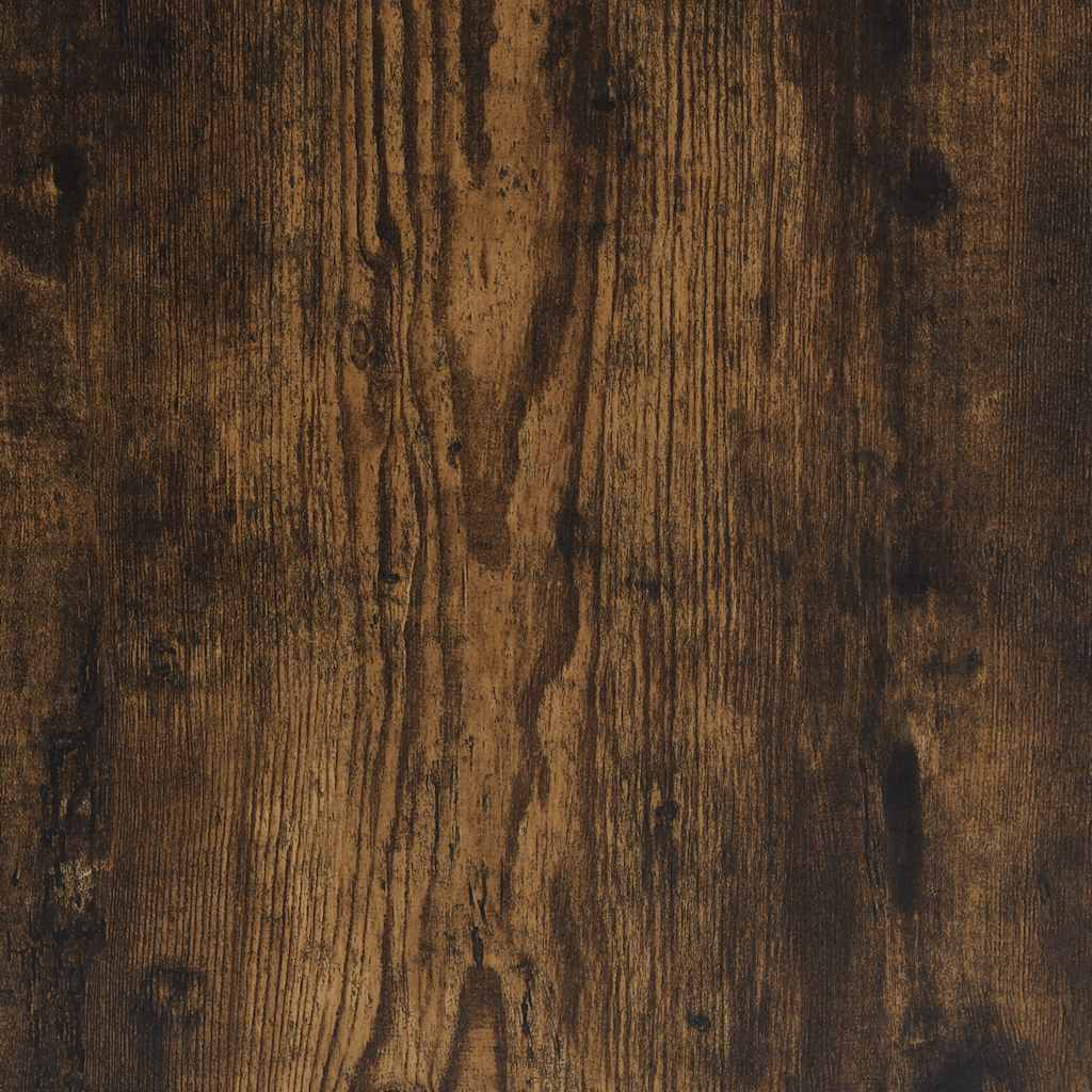 Bedside Cabinets 2 pcs with Drawer Smoked Oak 39x28x41 cm