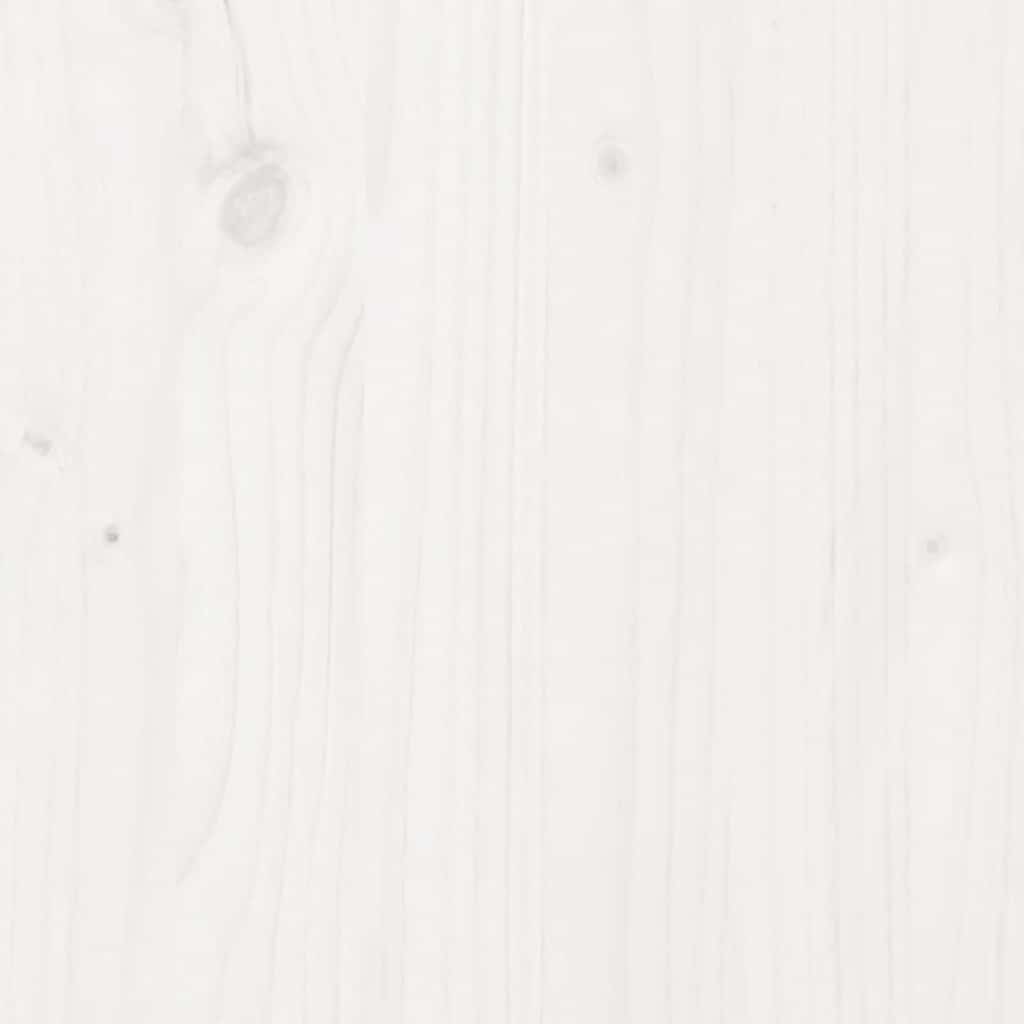 Bookcase Bed | White | Solid Pine Wood | 160x200 cm | Bookcase Bed