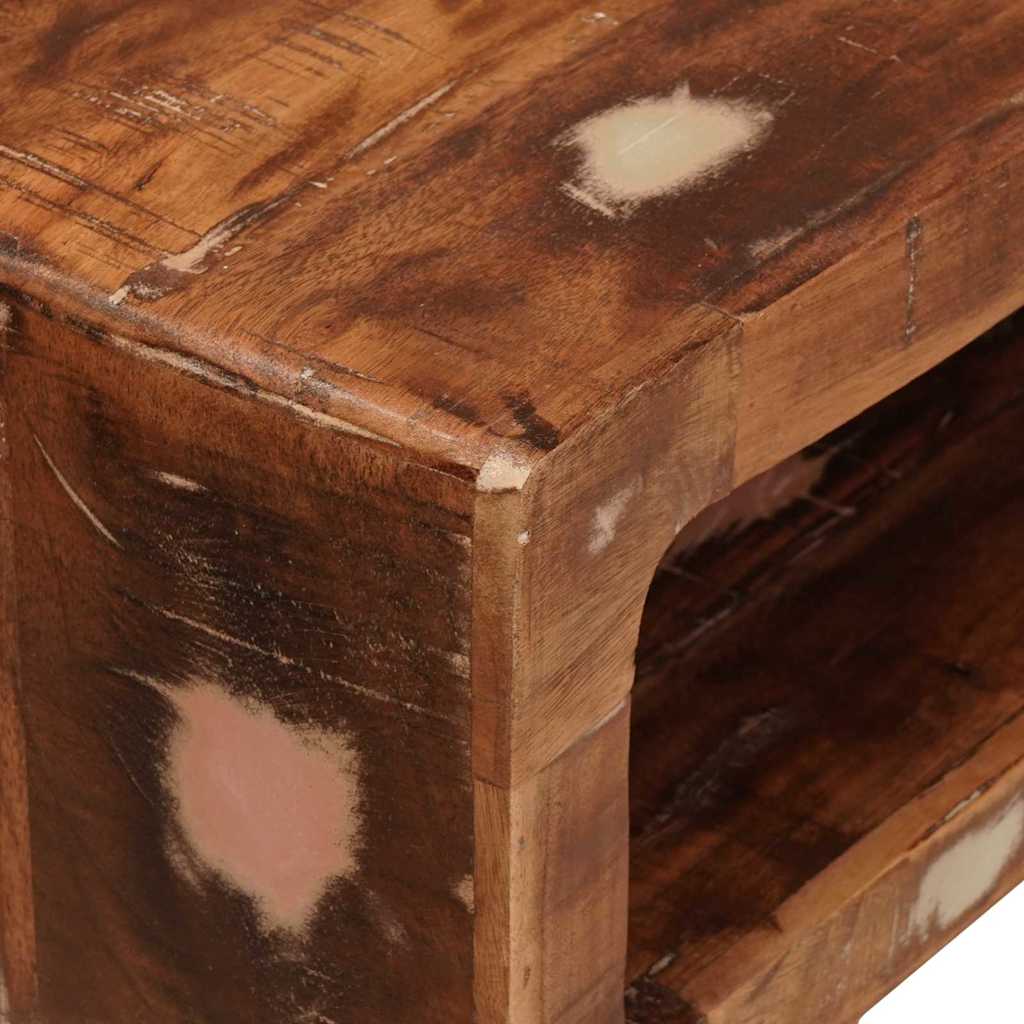 Dressing Table Brown 90 x 76 x 45 cm Solid reclaim wood