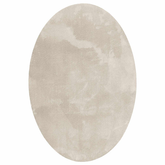 Carpet HUARTE Beige 160 x 230 cm 100% Polyester