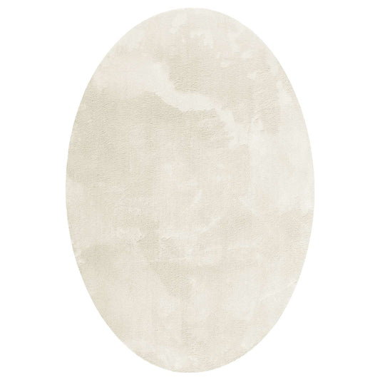 Carpet HUARTE Cream 120 x 170 cm 100% Polyester