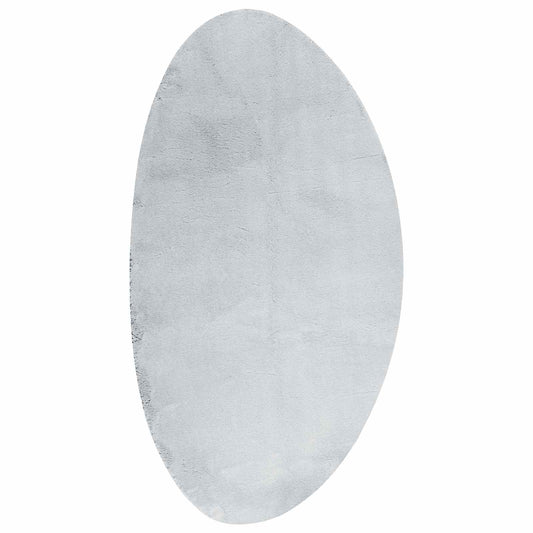 Carpet HUARTE Grey 100 x 200 cm Polyester