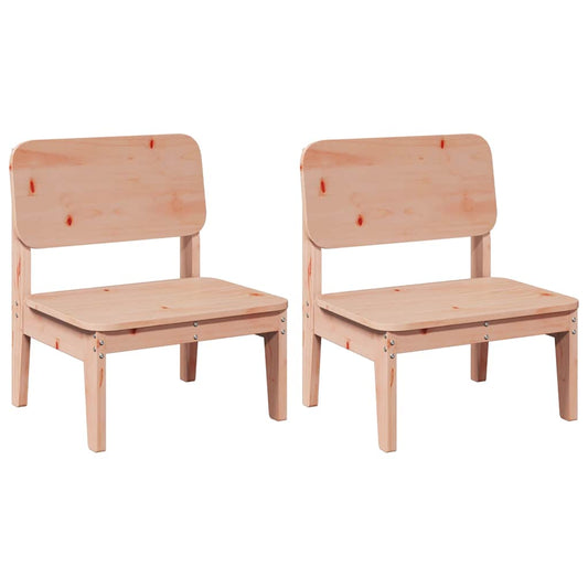 Garden Chairs 2 pcs 60x52.5x72 cm Solid Wood Douglas
