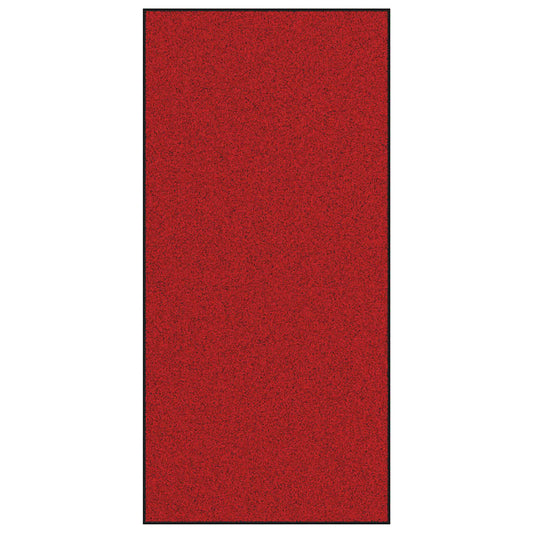 Doormat Red and Black 120 x 250 cm 100% Polyamide