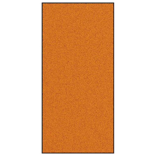 Doormat Orange and Black 120 x 250 cm 100% Polyamide