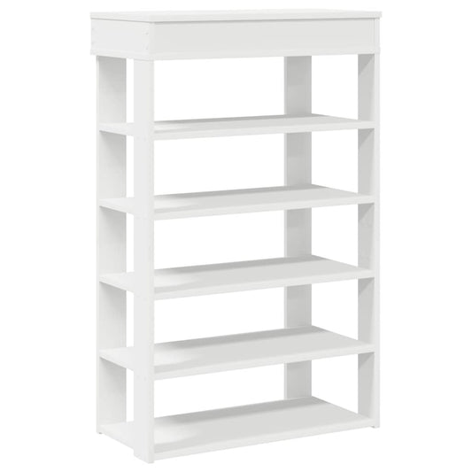 Shoe Rack White 60x30x98 cm Engineered Wood