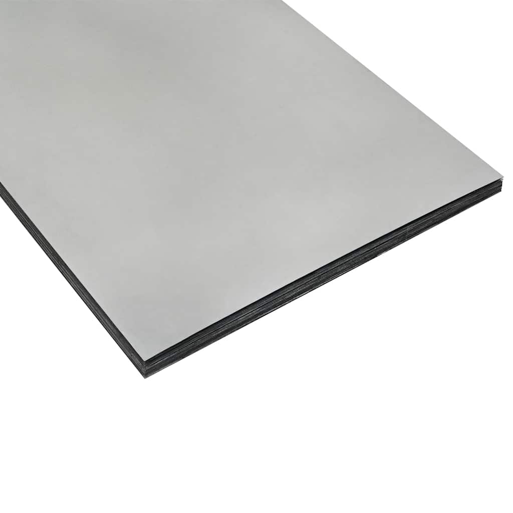 Lawn Edging 10 pcs 10 x 103 cm Galvanised Steel Silver