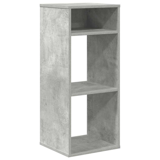Book Cabinet Concrete Grey 34x31x80 cm Engineered Wood