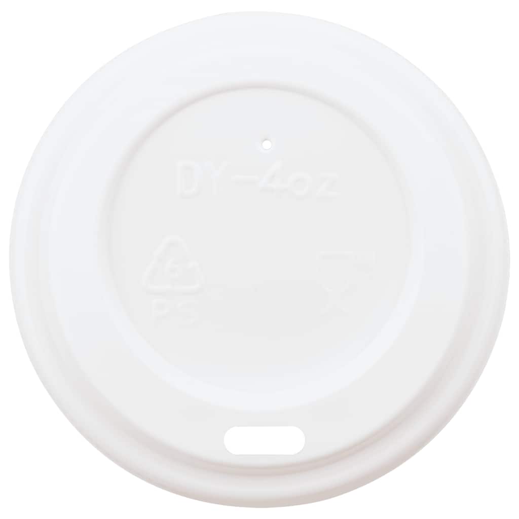 Paper Coffee Cups with Lids 1000 pcs 4oz 100ml