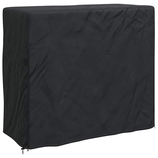 Firewood Rack Cover 61 x 122 x 106 cm 210D Oxford Fabric Black