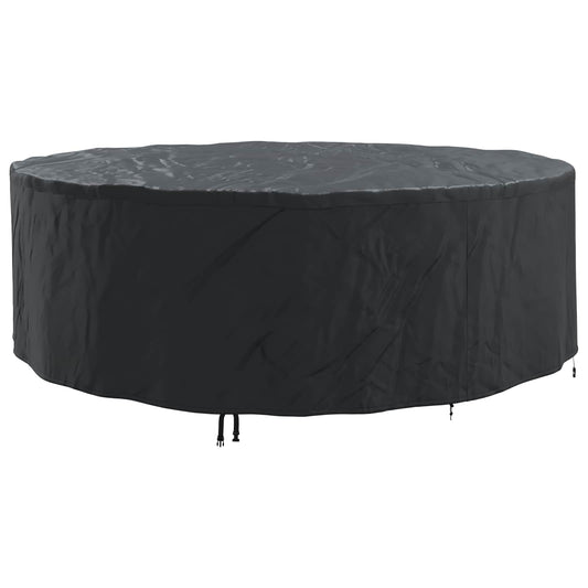 Furniture Cover 279 x 279 x 85 cm 210D Oxford Fbric Round Black