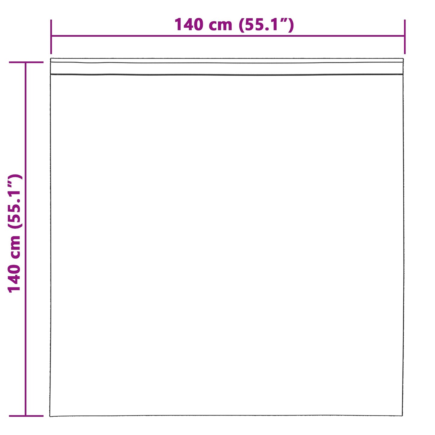 Curtains 2 pcs Cream 140 x 140 cm Velvet