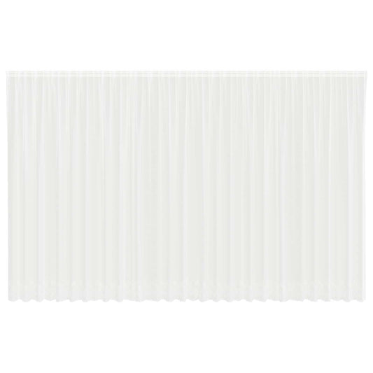 Lace Curtain White 280 x 750 cm Polyester