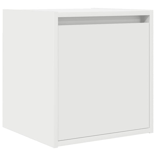 Wall-Mounted Bedside Cabinet White 38x34x40 cm