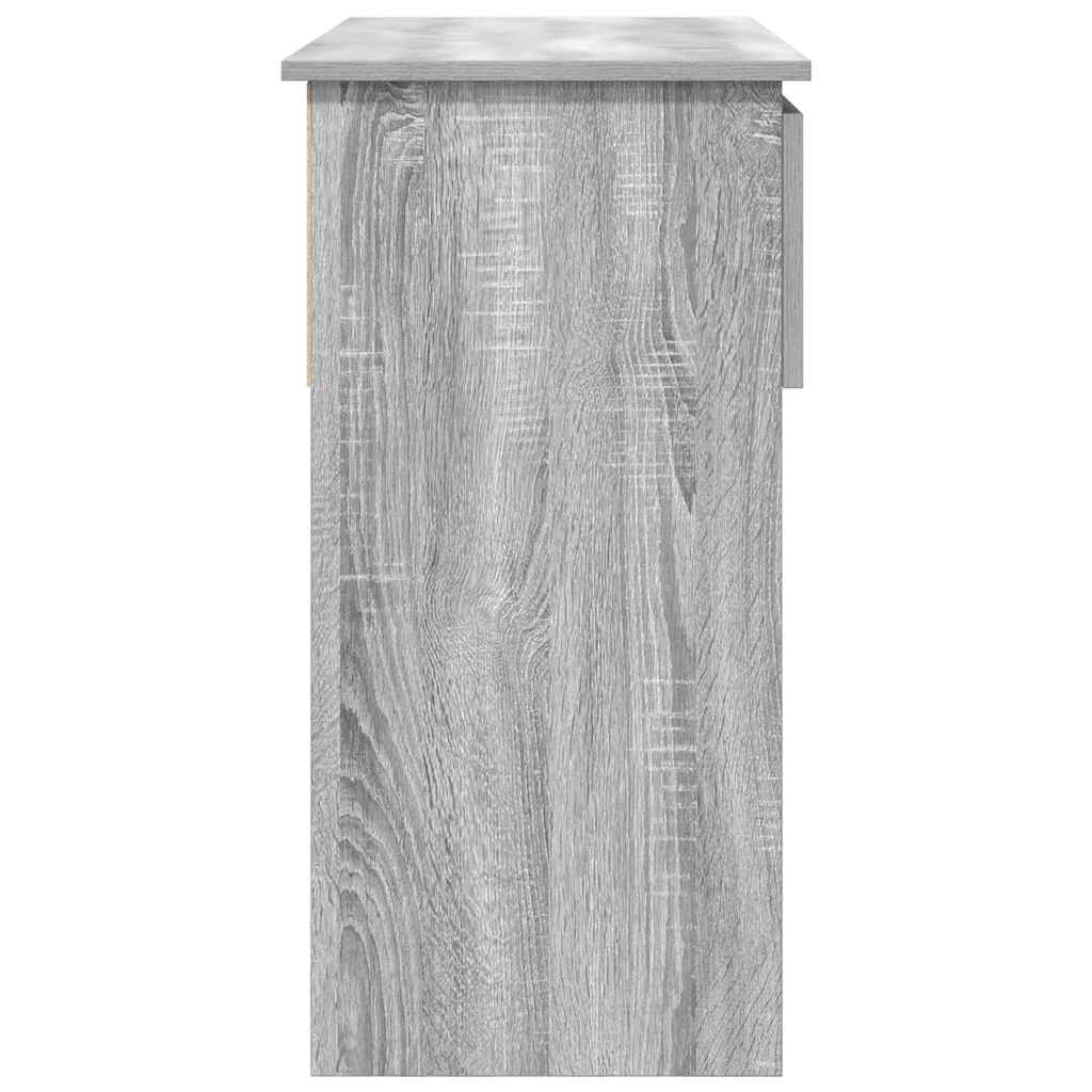Console Table with Drawers Grey Sonoma 85.5x38.5x74.5 cm