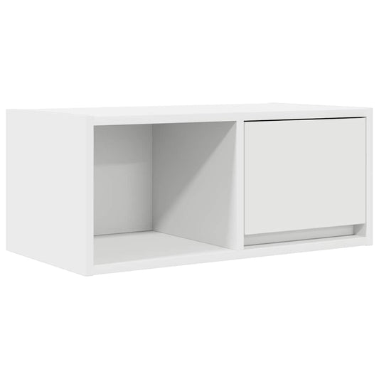 TV Cabinet White 60x31x25.5 cm Engineered Wood