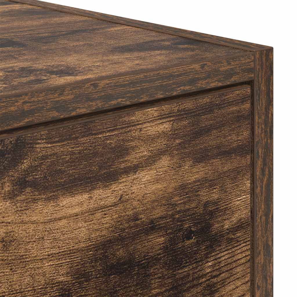 TV Cabinets 2 pcs Smoked Oak 80x31x25.5 cm Engineered Wood