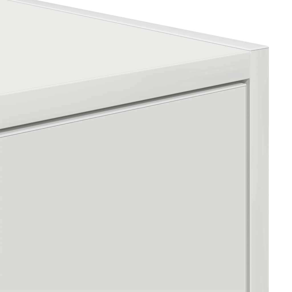 TV Cabinets 2 pcs White 100x31x25.5 cm Engineered Wood