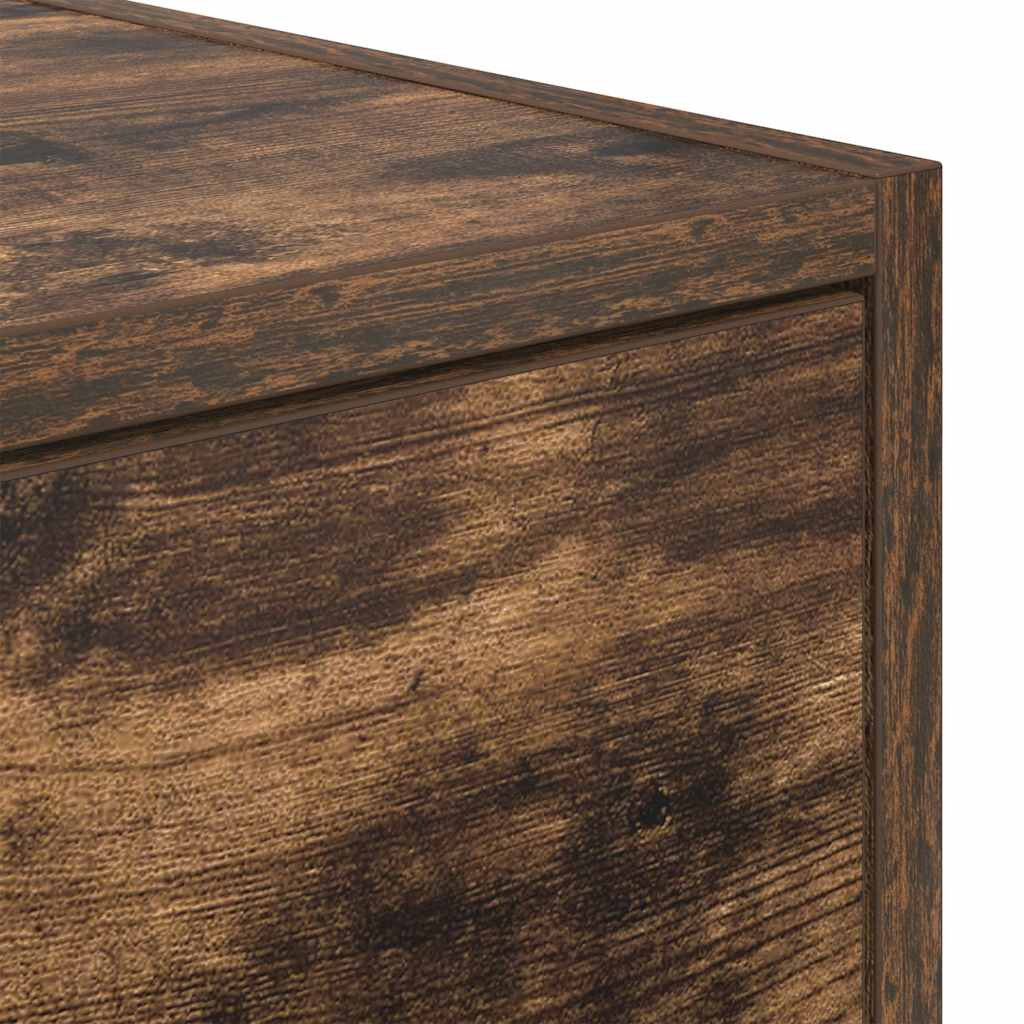 TV Cabinets 2 pcs Smoked Oak 100x31x25.5 cm Engineered Wood