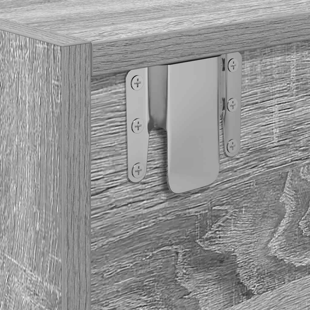 TV Cabinet Grey Sonoma 100x31x25.5 cm Engineered Wood
