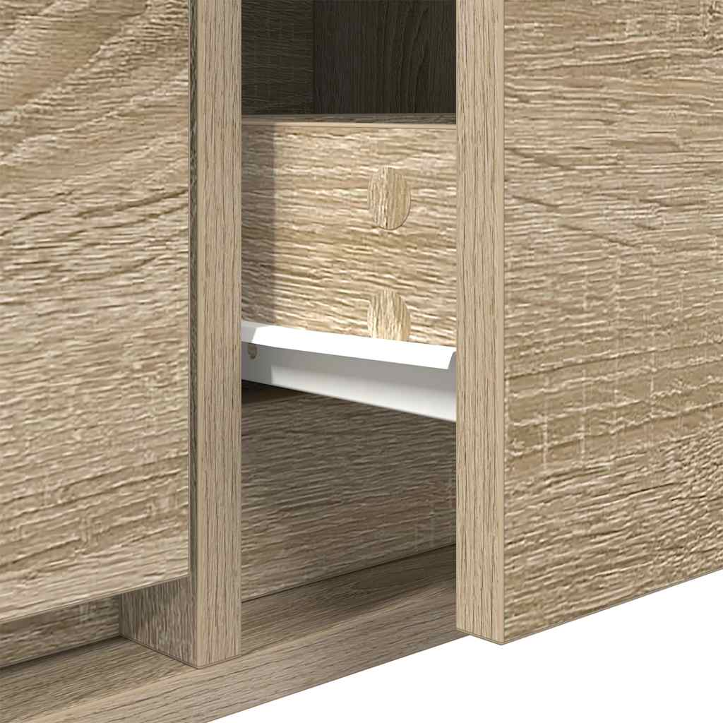 TV Cabinets 2 pcs Sonoma Oak 60x31x25,5 cm Engineered Wood
