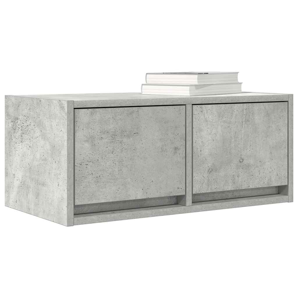 TV Cabinet Concrete Grey 60x31x25,5 cm Engineered Wood