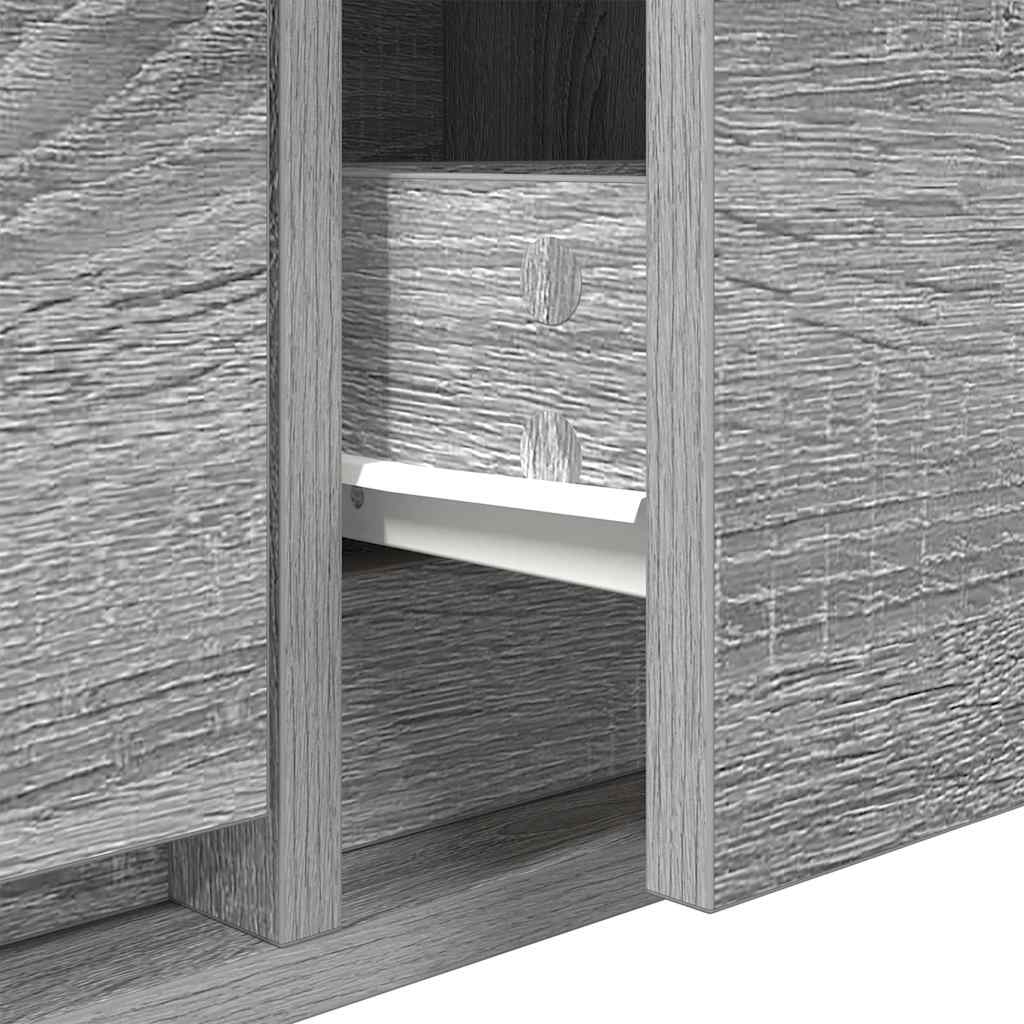 TV Cabinets 2 pcs Grey Sonoma 60x31x25,5 cm Engineered Wood