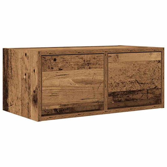 TV Cabinet Old Wood 60x31x25,5 cm Engineered Wood