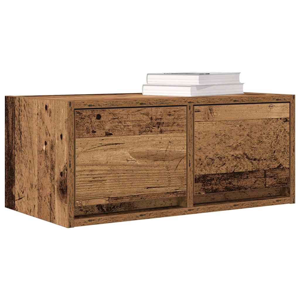TV Cabinet Old Wood 60x31x25,5 cm Engineered Wood