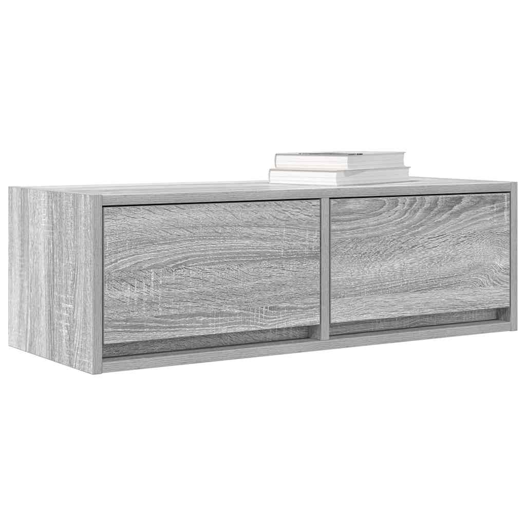 TV Cabinet Grey Sonoma 80x31x25,5 cm Engineered Wood