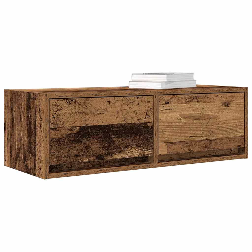TV Cabinet Old Wood 80x31x25,5 cm Engineered Wood
