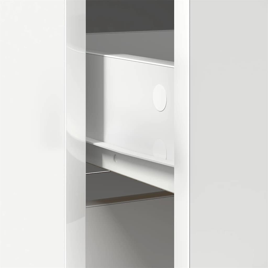 Sideboard with Drawer White 80x34x76 cm Engineered Wood